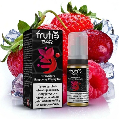 Frutie Bar Strawberry Raspberry Cherry Ice 10 ml 10 mg