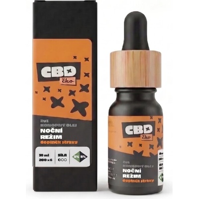 CBDčko CBN+CBD kapky 10 % 5+5 % broad spectrum 10 ml Noční režim