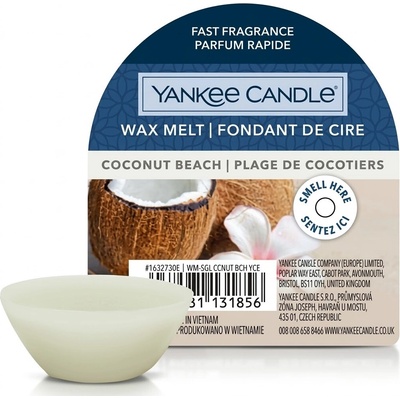 Yankee Candle vonný vosk do aromalampy Coconut Beach 22 g