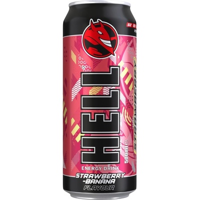 Hell Strawberry Banana 0,5 l