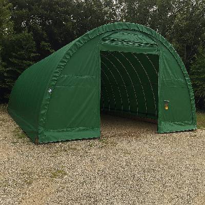 Skladová Hala 3065, 9,15×20×4,5m, PVC 900g/m2, zelená