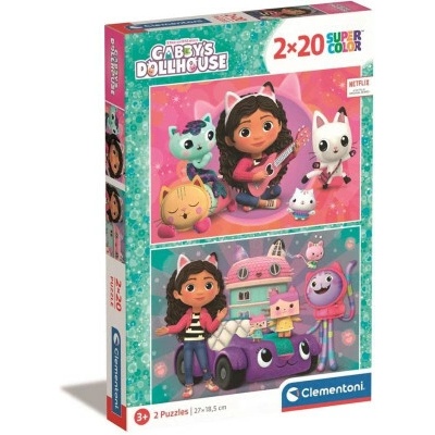 Clementoni Koci Domek Gabi. Gaby's Dollhouse 2x20 dielov
