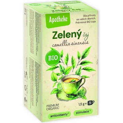 Apotheke Zelený čaj Camellia Sinensis BIO 20 ks