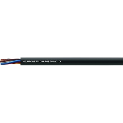 Helu 17001066-100 Nabíjacia linka HELUPOWER® CHARGE-750-AC 5 G 2.50 mm² + 1 x 0.50 mm² čierna 100 m