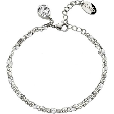CrysTalp Stylový dvojitý náramek z oceli Vibe 22241.E