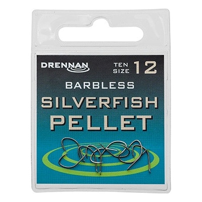 Drennan bez Protihrotu Silverfish Pellet Barbless vel.18 10 ks
