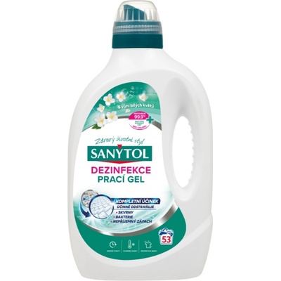 Sanytol Bílé květy dezinfekční prací gel 53 PD 2,65 l