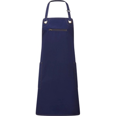 Premier Zástěra Barley PR 121 s laclem a bočními kapsami COT-390121o1799 Navy/camel