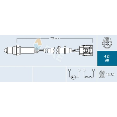 Lambda sonda FAE 75652