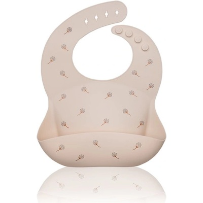 Petite&Mars podbradník silikónový Sam Beige Dandelion