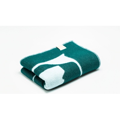 Lejaan Pléd Bold Overlock Zeleno-modrá 130x200
