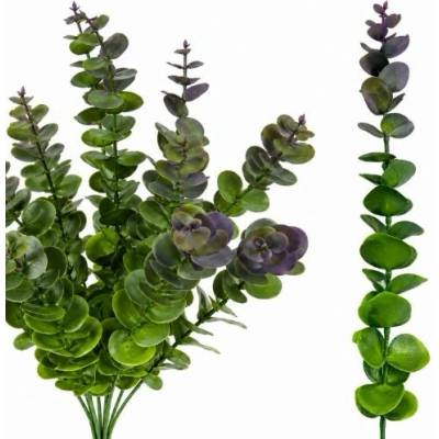 Umelý eukalyptus zelenofialový 48 cm / 1 ks