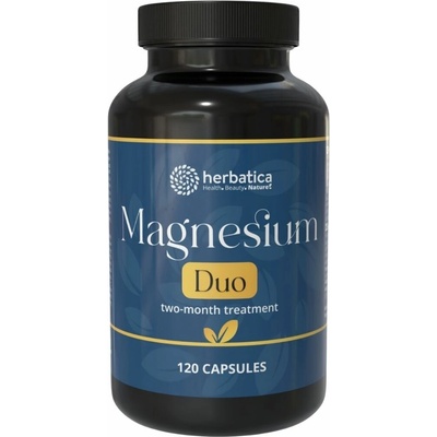 Herbatica Magnesium DUO dvouměsíční kúra 120 kapslí