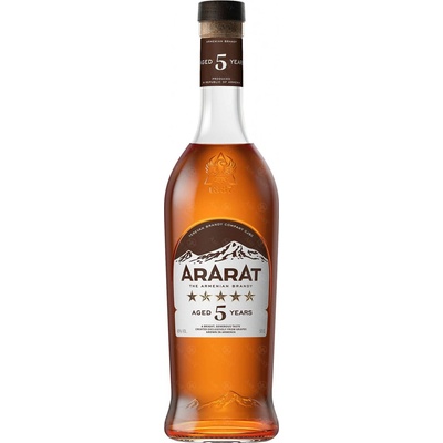 Ararat Five stars 5y Armenian brandy 40% 0,7 l (holá láhev)