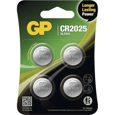 GP CR2025, 3V 4 ks 1042202514 – Hledejceny.cz