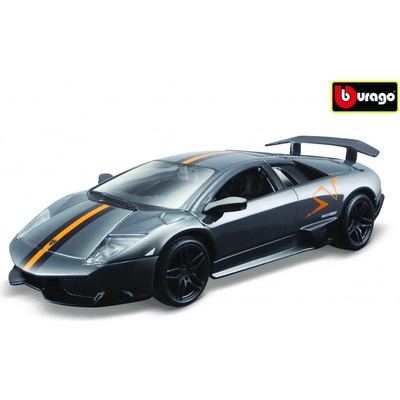 Bburago Lamborghini Murcielago LP 670-4 SV Mat šedá 1:32