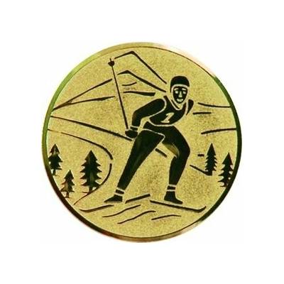 TROFEJE.sk Emblém 25mm 73 lyžovanie beh