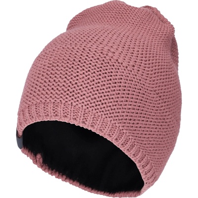 Unuo dětská čepice pletená Warm starorůžová