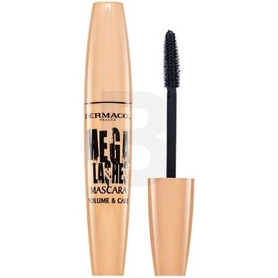 Dermacol Mega Lashes dámská řasenka pro objem a prodloužení řas black 13 ml