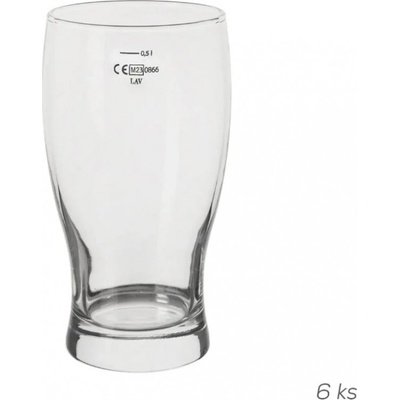 Orion Sklenice na pivo cejch 6 x 500 ml