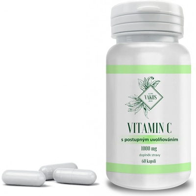 Vakos XT Vitamin C s postupným uvolňováním 1000 mg 60 kapslí – Hledejceny.cz