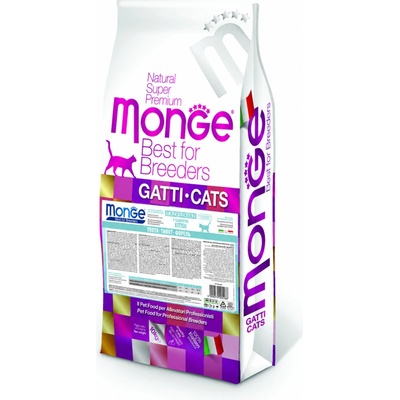 MONGE Best for Breeders Speciality Line Kitten monoproteínové granule s pstruhom pre mačiatka 10 kg