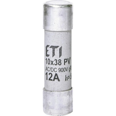 ETI Valcová poistka špeciálna CH10x38 12A gR 900V AC/DC 30kA