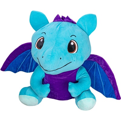 Mikro trading Plush Friends Drak sedící modrá 60 cm