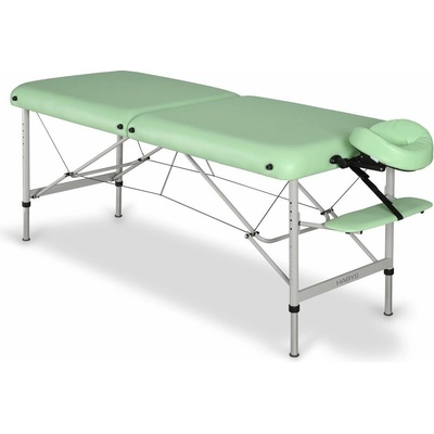 Habys Skladací masážny stôl Panda Al Farba: pistáciová 2 Vinyl Flex Veľkosť: 180 x 60 cm od 180 x 60 cm od 12,3 kg 6 farieb