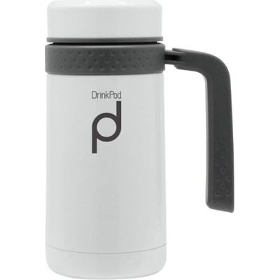 Pioneer DrinkPod termohrnek s rukojetí Bilý 450 ml