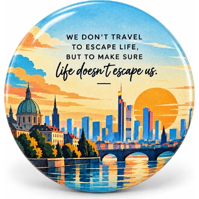 PIX placka odznak na batoh cestovatelská kolekce Městský dobrodruh We Don’t Travel...