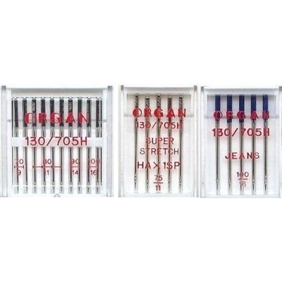 Set jehel ORGAN 130/705 H (univerzal, stretch, jeans) – Hledejceny.cz