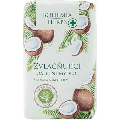 Bohemia Gifts & Cosmetics tuhé mydlo Bohemia Herbs Coconut Oil 100 g