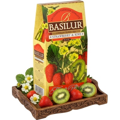Basilur Black Strawberry Kiwi papír 100 g