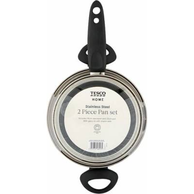 Tesco Home Sada nerezových panvíc 2 ks