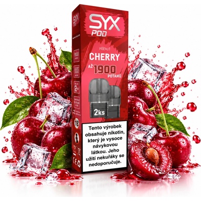 Syx Pod Cherry 16,5 mg 2 x 950 potáhnutí