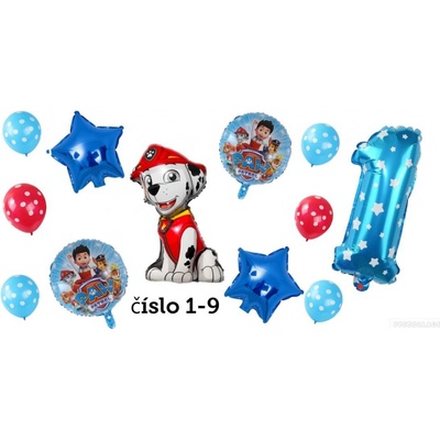 Amscan Balónky latexové Tlapková patrola 27,5 cm