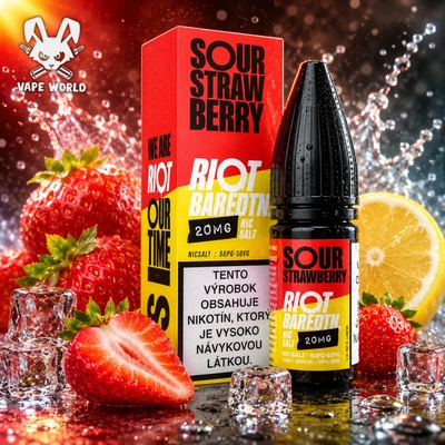 Riot Labs BAR EDTN Salt Sour Strawberry 20 mg 10 ml