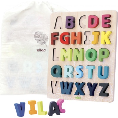 Vilac vkládací puzzle abeceda
