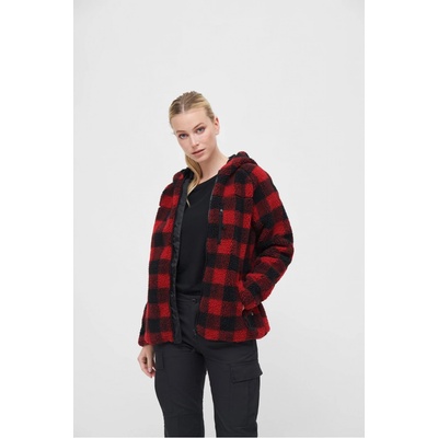 Brandit Teddy dámská bunda, red black
