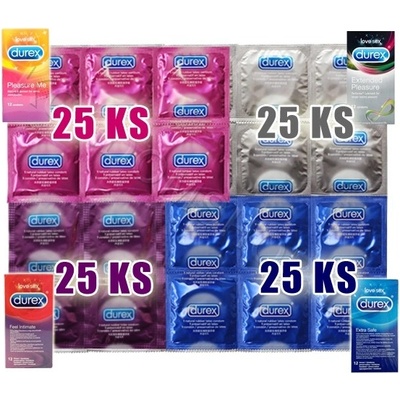 Durex mix 4druhy 100 ks