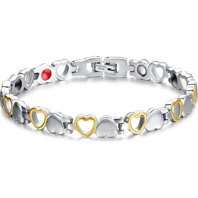 Steel Edge dámský magnetický náramek z chirurgické oceli JCFSBRM038SG