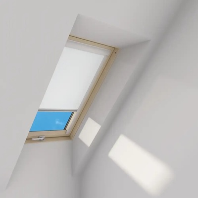 Fakro Arf I Zatemňující Roleta 05 78 x 98 cm, Bílá 255, Bílý Lakovaný Hliník Swl