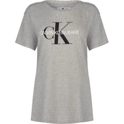 Calvin Klein Jeans Mono Logo T Šedé