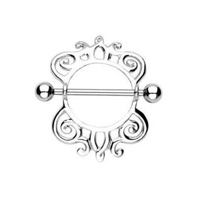 Šperky4U piercing do bradavky se štítem BR01010