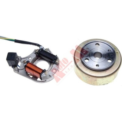 stator zapalování + rotor 4T motory 2 cívky - 5 kabelů 139FMB 50 4T AC – Hledejceny.cz