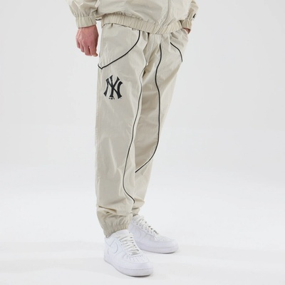 New Era Kalhoty MLB Piping Track Pants NY Yankees Stone