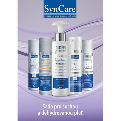 Syncare pro suchou a dehydrovanou pleť čisticí gel CPK 75 ml + tonikum 200 ml + BioMineral maska 75 ml + krém noční CPK 75 ml + hydratační gel 75 ml dárková sada – Hledejceny.cz