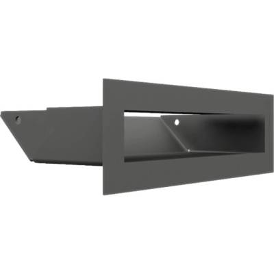Kratki Mriežka LUFT 60 x 200 mm grafitová 45S SF - plytká