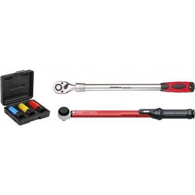 Gedore RED momentový klíč 40-200 Nm a sada hlavic na ALU kola 5 dílná R69003000